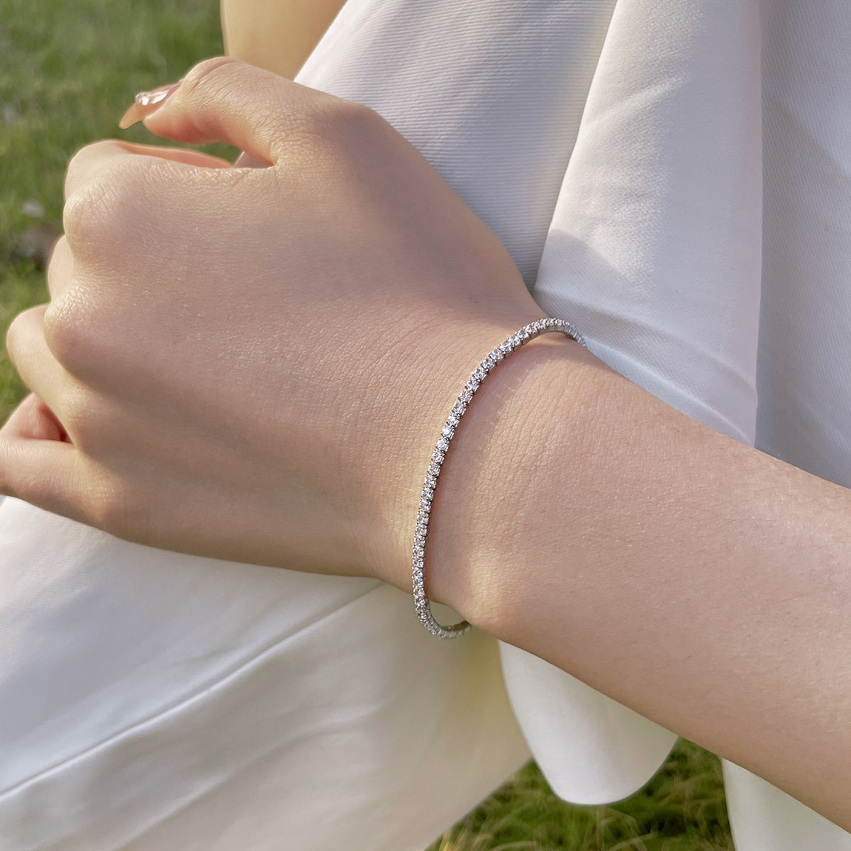 [Aurelle Style]Radiant Colorful Round Cut Party Bracelet