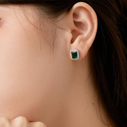 [Aurelle Style]Luxurious Dainty Emerald Cut Banquet Earrings