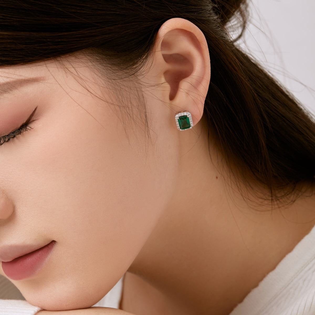 [Aurelle Style]Luxurious Dainty Emerald Cut Banquet Earrings