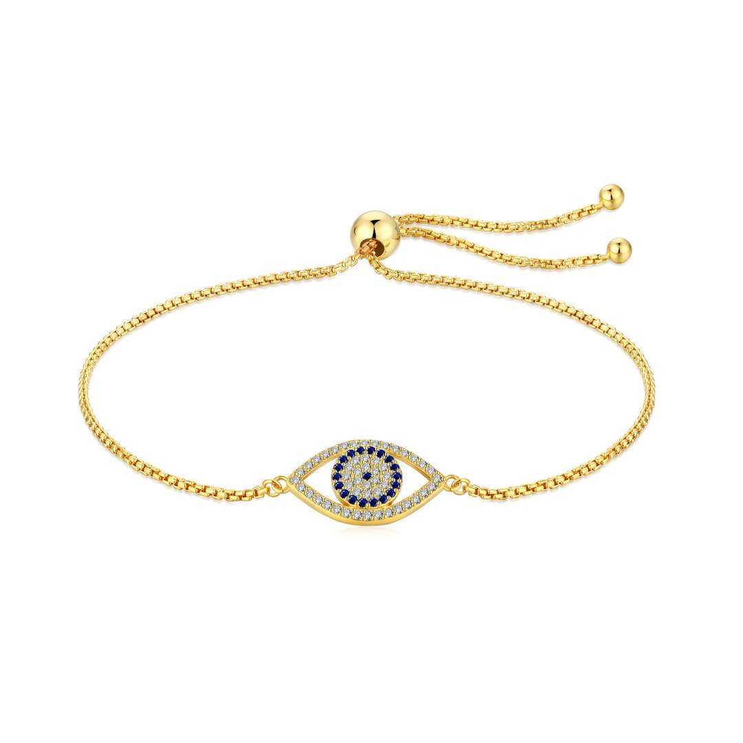[Aurelle Style]Dazzling Eye Shape Necklace