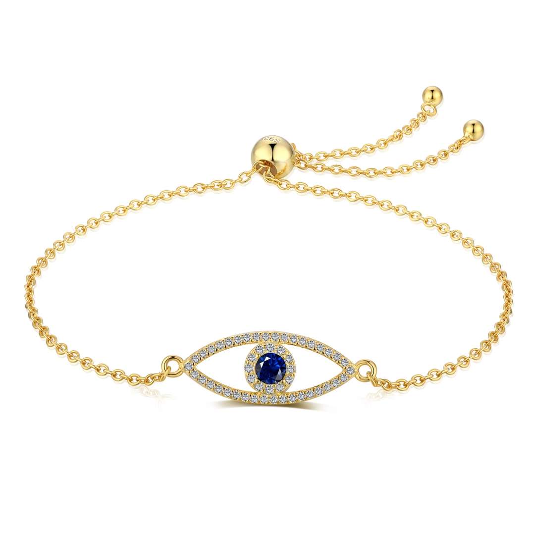 [Aurelle Style]Devil's Eye Hollow Design Bracelet