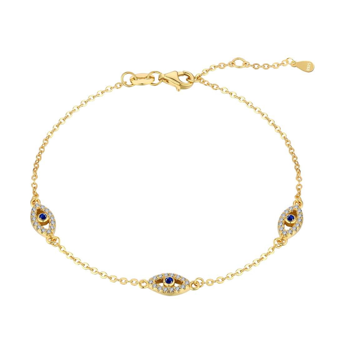 [Aurelle Style]Evil Eye Shape Pendent Necklace