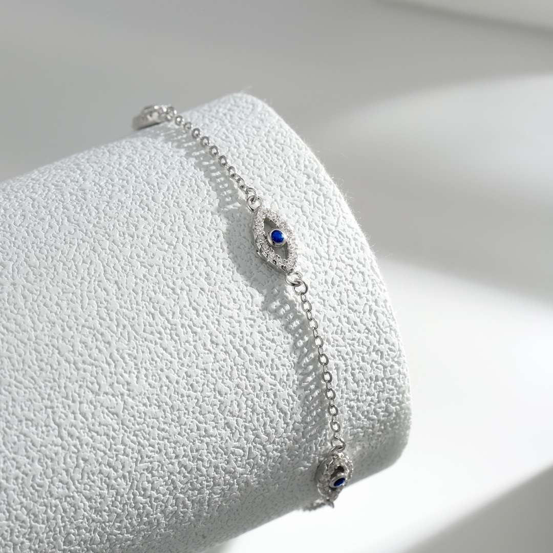 [Aurelle Style]Evil Eye Shape Pendent Necklace