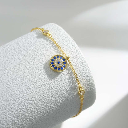 [Aurelle Style]Devil's Eye Round Shape Bracelet