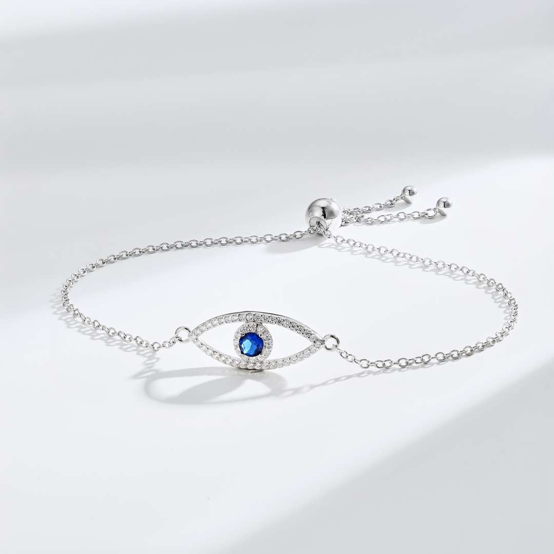 [Aurelle Style]Devil's Eye Hollow Design Bracelet