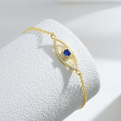 [Aurelle Style]Devil's Eye Hollow Design Bracelet