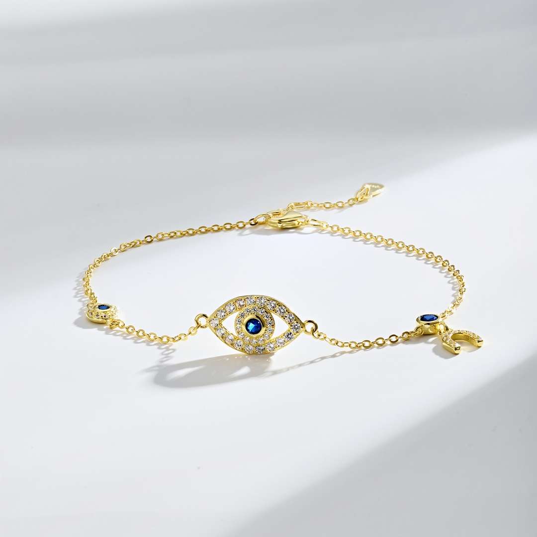 [Aurelle Style]Dainty Eye Shape Necklace