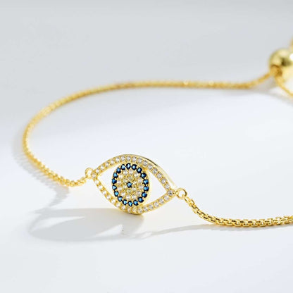 [Aurelle Style]Dazzling Eye Shape Necklace