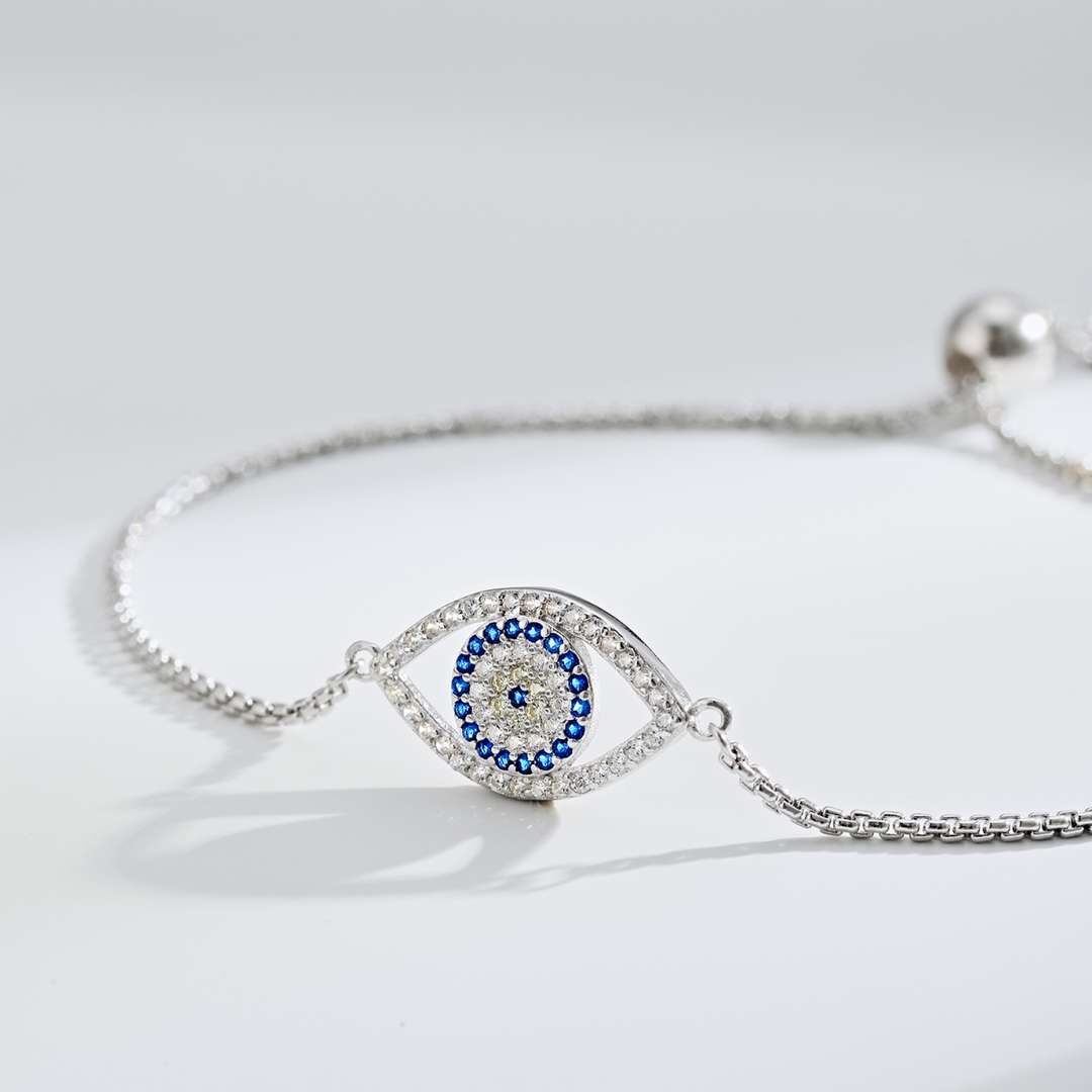 [Aurelle Style]Dazzling Eye Shape Necklace