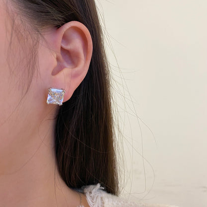 [Aurelle Style]Delicate Square Shape Earrings