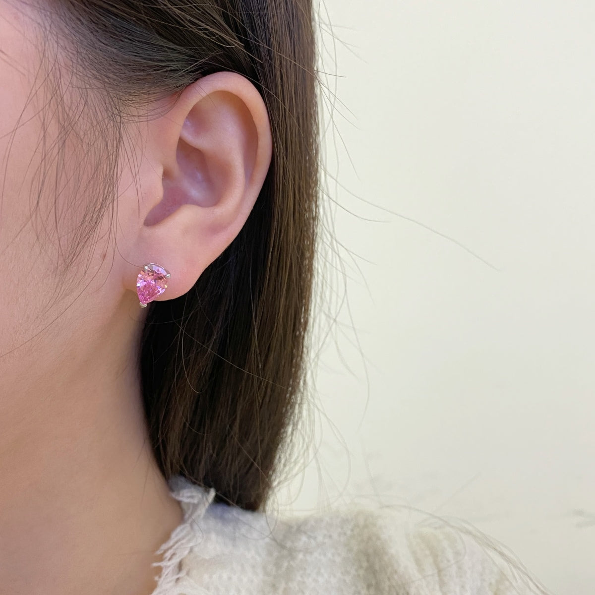 [Aurelle Style]Ornate Water Drop Shape Earrings