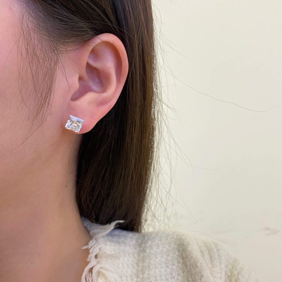 [Aurelle Style]Ornate Square Shape Earrings