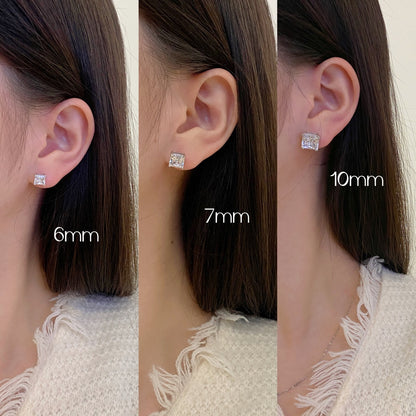 [Aurelle Style]Delicate Square Shape Earrings