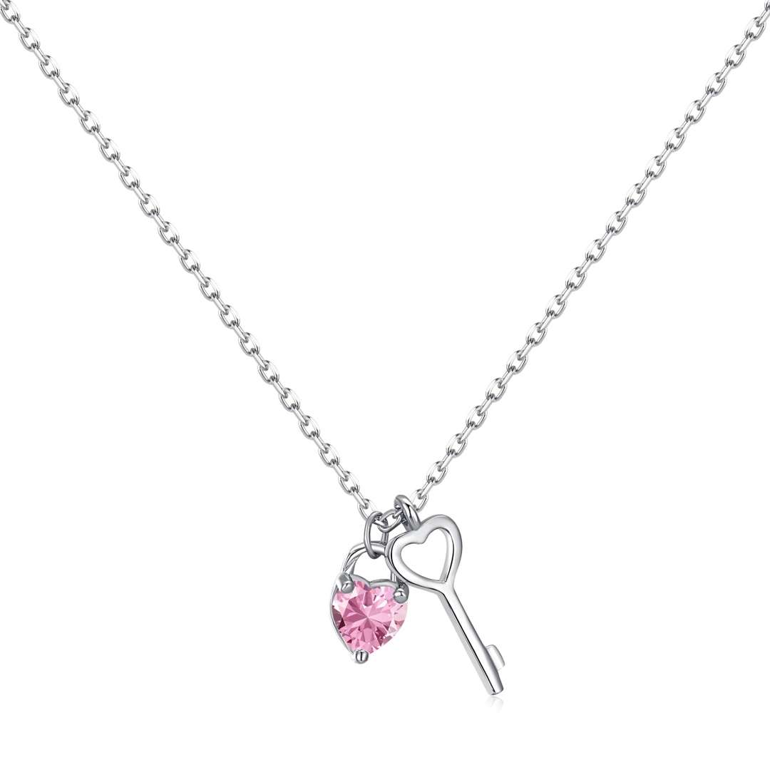 [Aurelle Style]Unique Heart Shape Key Pendent Necklace