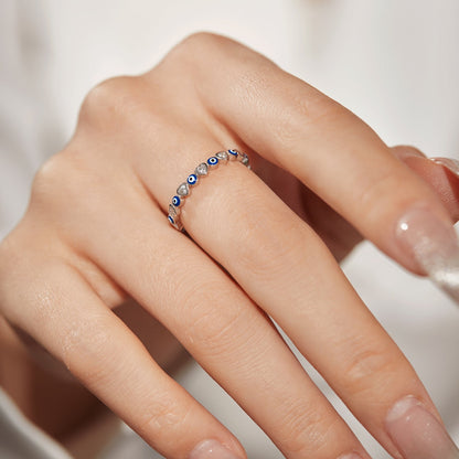 [Aurelle Style]Radiant Colorful Round Shape Daily Ring