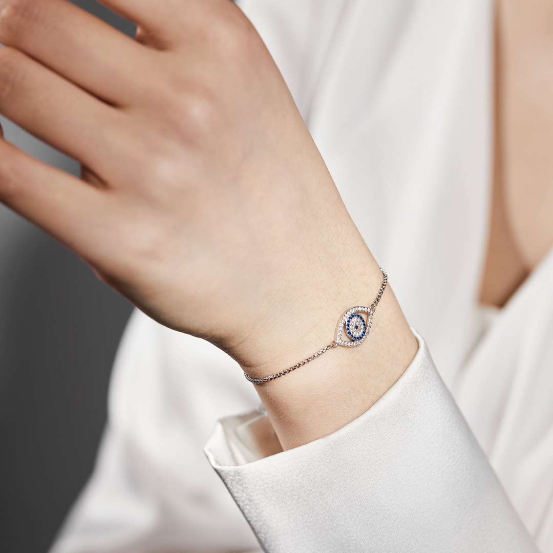 [Aurelle Style]Dazzling Eye Shape Necklace