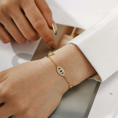 [Aurelle Style]Dainty Eye Shape Necklace