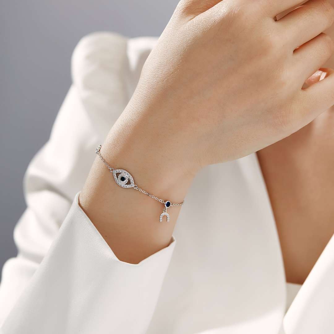 [Aurelle Style]Dainty Eye Shape Necklace