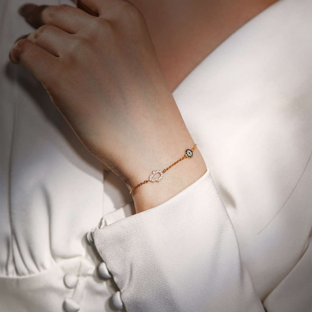 [Aurelle Style]Gost Shape & Round Shape Necklace