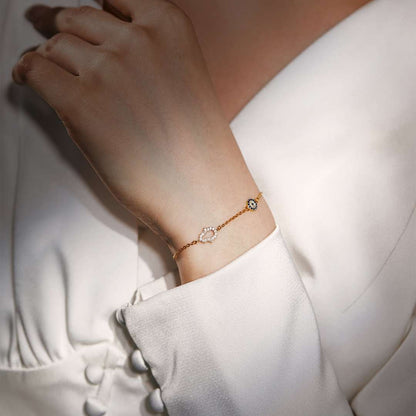 [Aurelle Style]Gost Shape & Round Shape Necklace