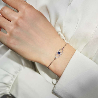 [Aurelle Style]Devil's Eye Hollow Design Bracelet
