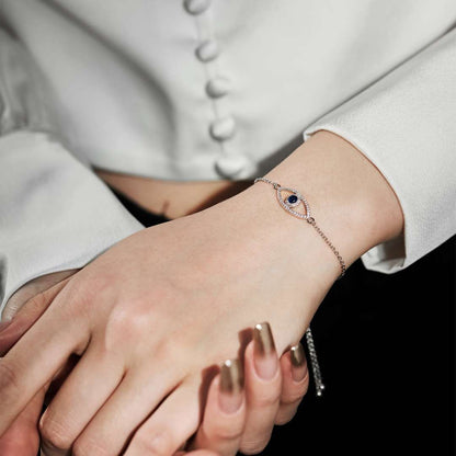 [Aurelle Style]Devil's Eye Hollow Design Bracelet