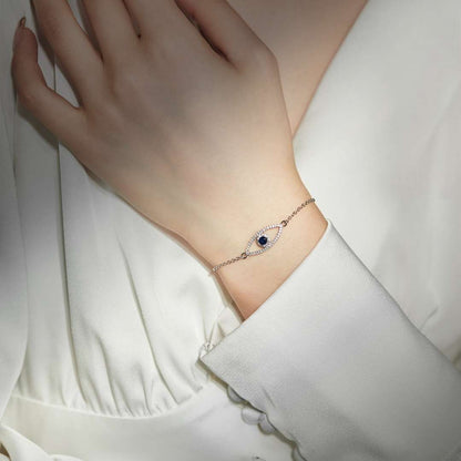 [Aurelle Style]Devil's Eye Hollow Design Bracelet