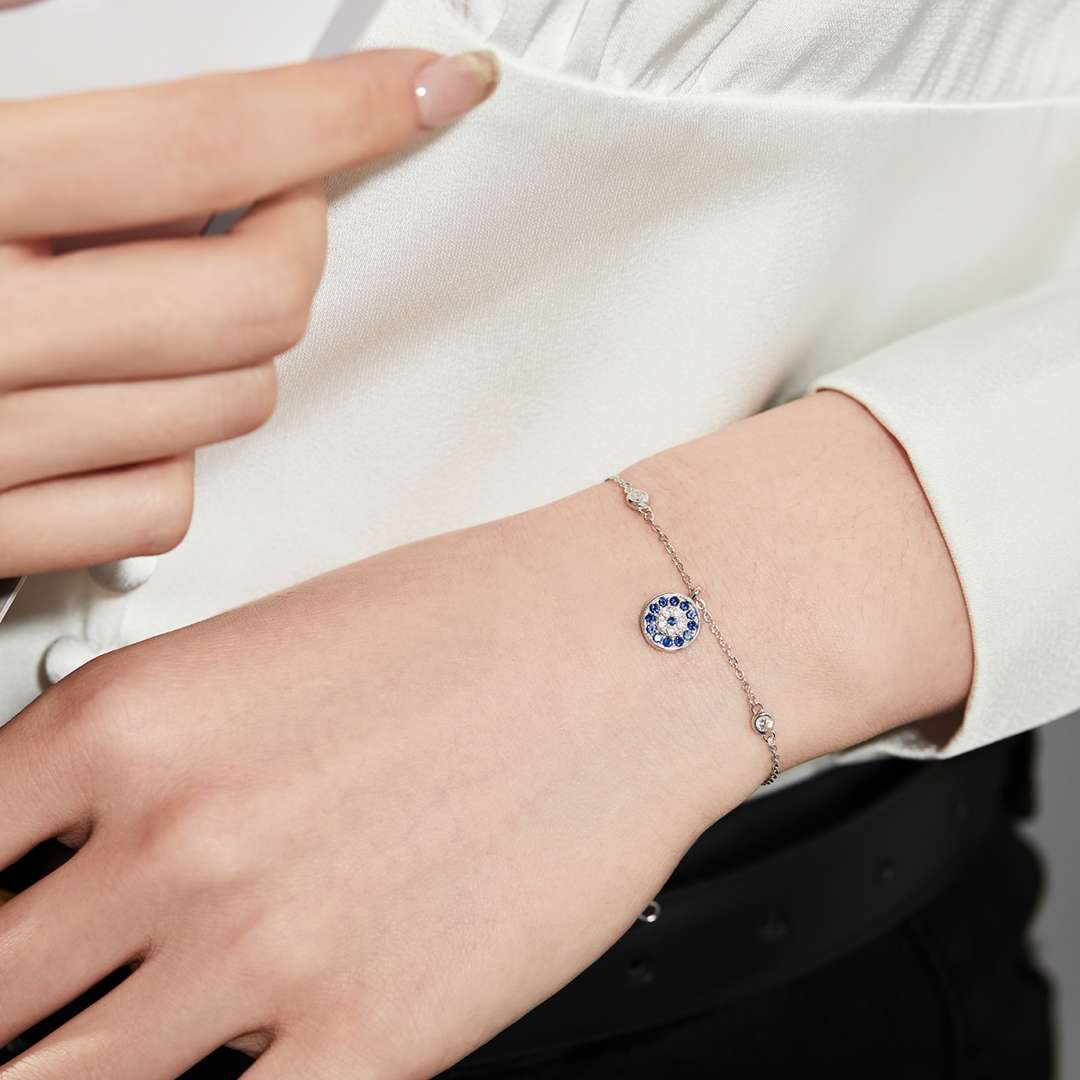 [Aurelle Style]Devil's Eye Round Shape Bracelet