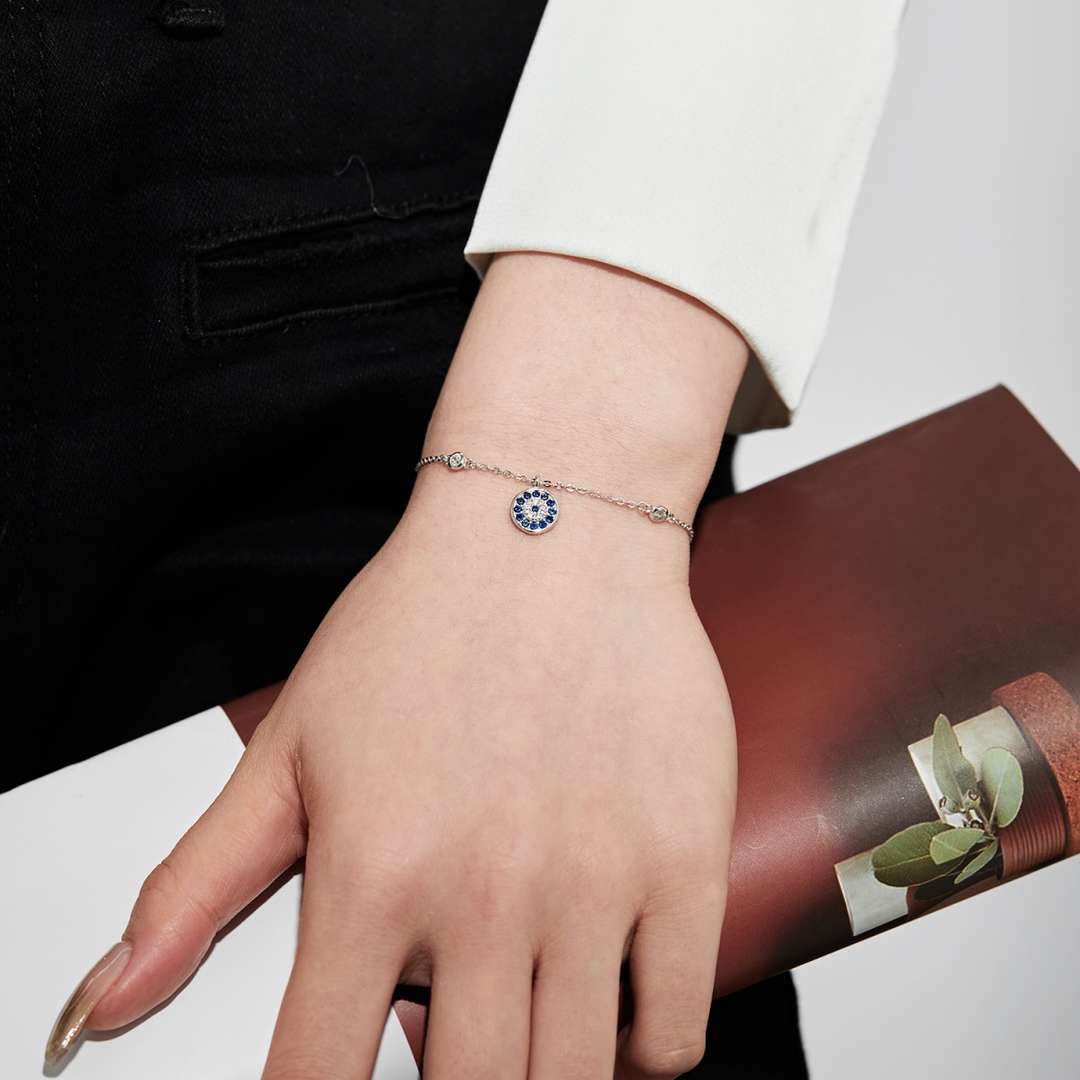 [Aurelle Style]Devil's Eye Round Shape Bracelet