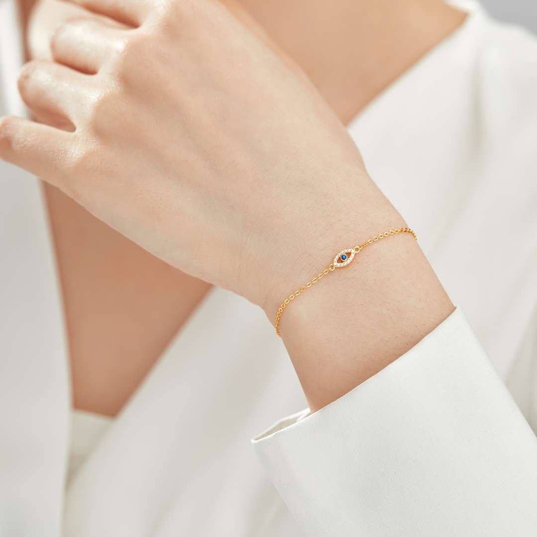 [Aurelle Style]Evil Eye Shape Necklace