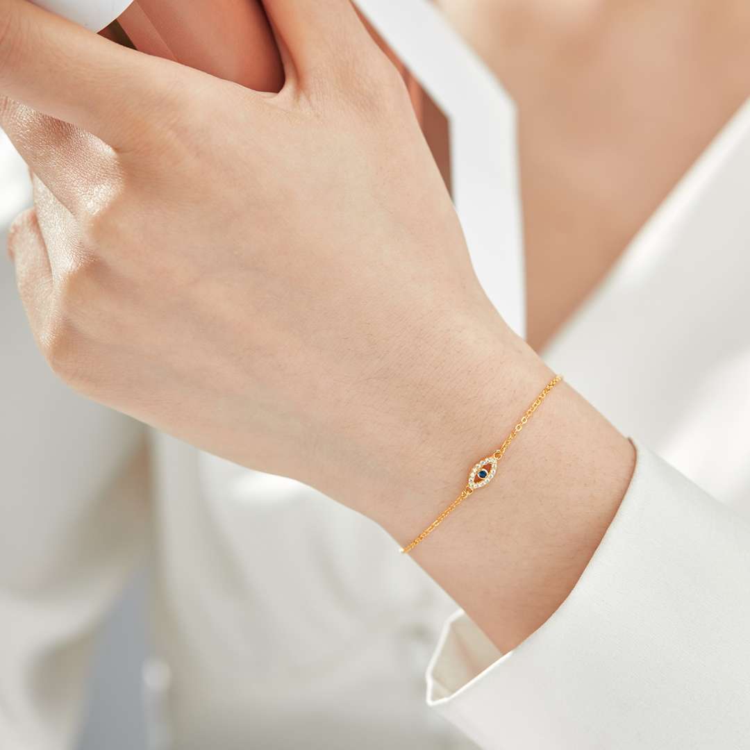 [Aurelle Style]Evil Eye Shape Necklace