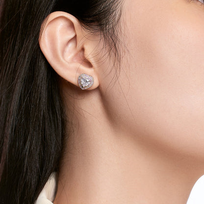[Aurelle Style]Dazzling Heart Shape Lover Earrings