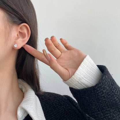 [Aurelle Style]Oval Classic Dignified Elegant Earrings