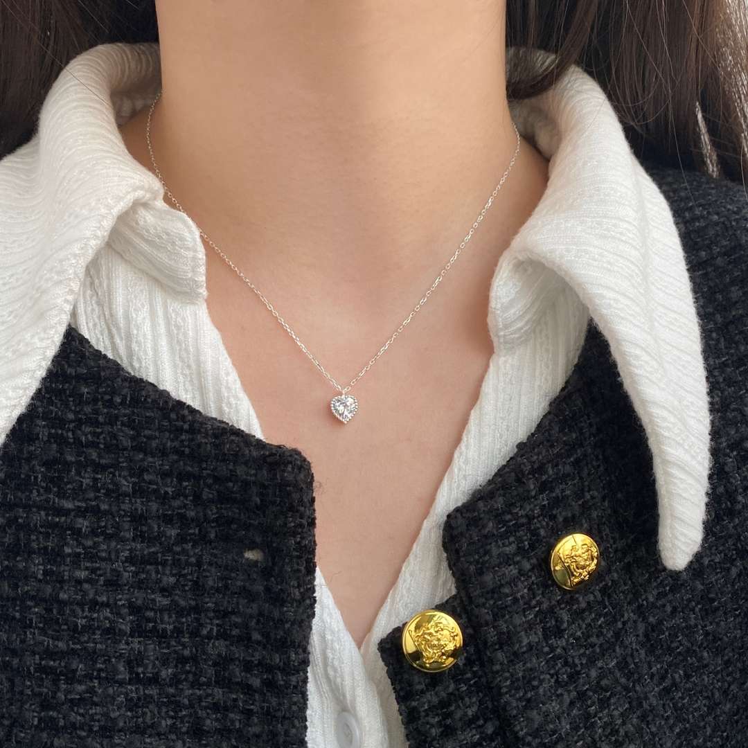 [Aurelle Style]Ornate Heart Shape Necklace