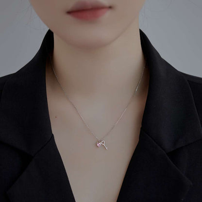 [Aurelle Style]Unique Heart Shape Key Pendent Necklace