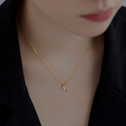 [Aurelle Style]Unique Heart Shape Key Pendent Necklace