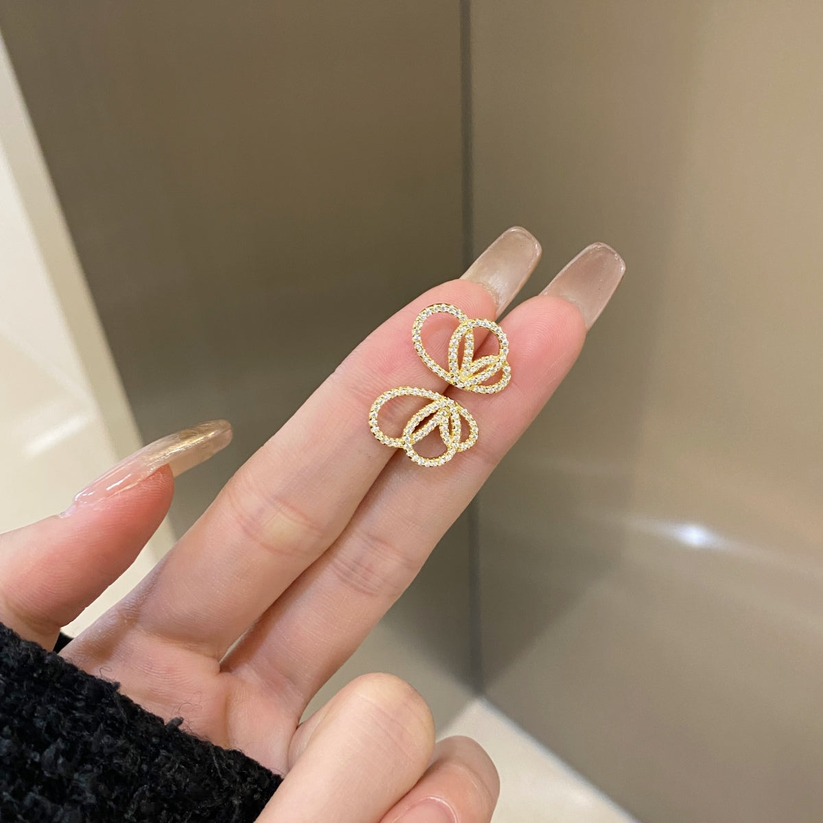 [Aurelle Style]Exquisite Butterfly Shape Earrings