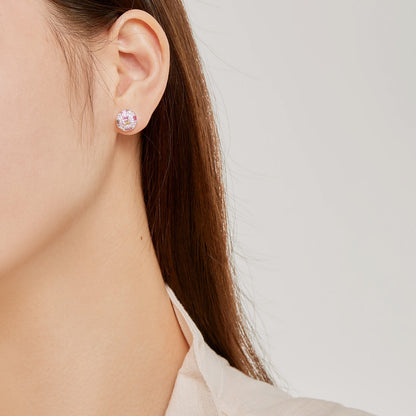 [Aurelle Style]Ornate Colorful Octagon Shape Daily Earrings