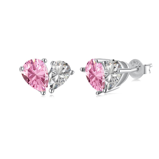 [Aurelle Style]Dazzling Elegant Heart Cut Lover Earrings