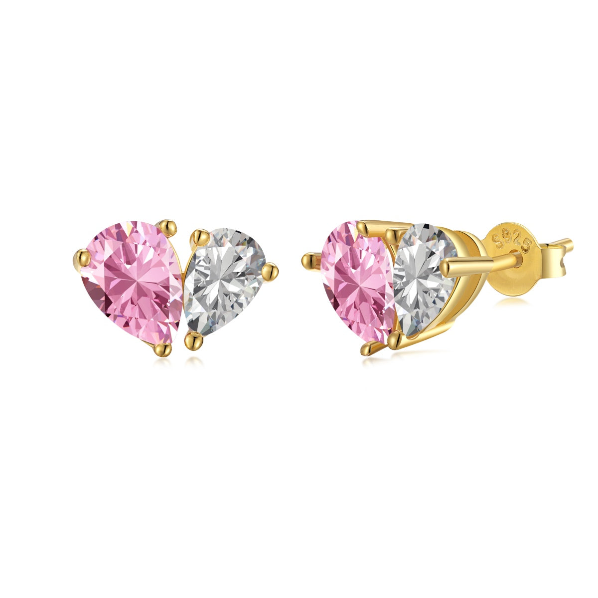 [Aurelle Style]Dazzling Elegant Heart Cut Lover Earrings