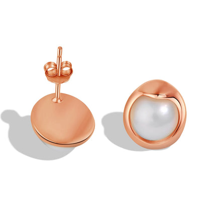 [Aurelle Style]Dainty Bread Pearl Earrings