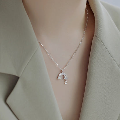[Aurelle Style]Unique Rainbow Star Necklace