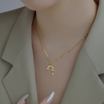 [Aurelle Style]Unique Rainbow Star Necklace