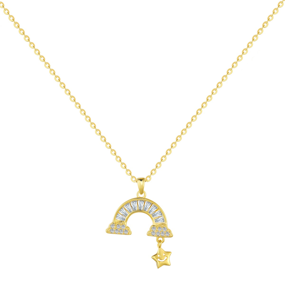 [Aurelle Style]Unique Rainbow Star Necklace