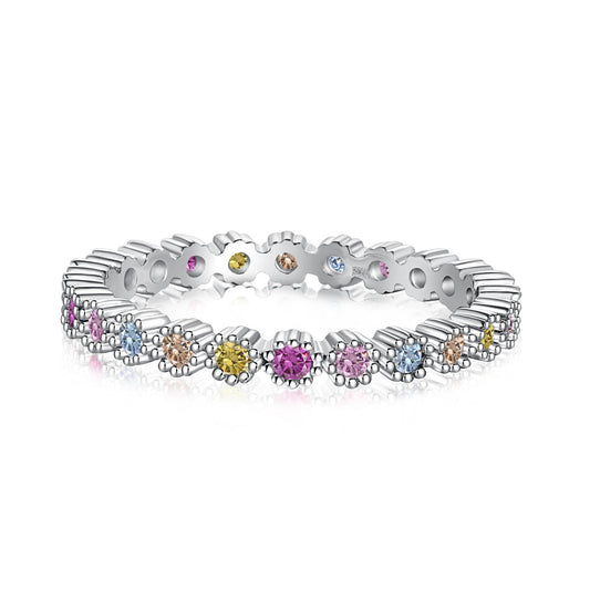 [Aurelle Style]Exquisite Colorful Round Cut Party Ring