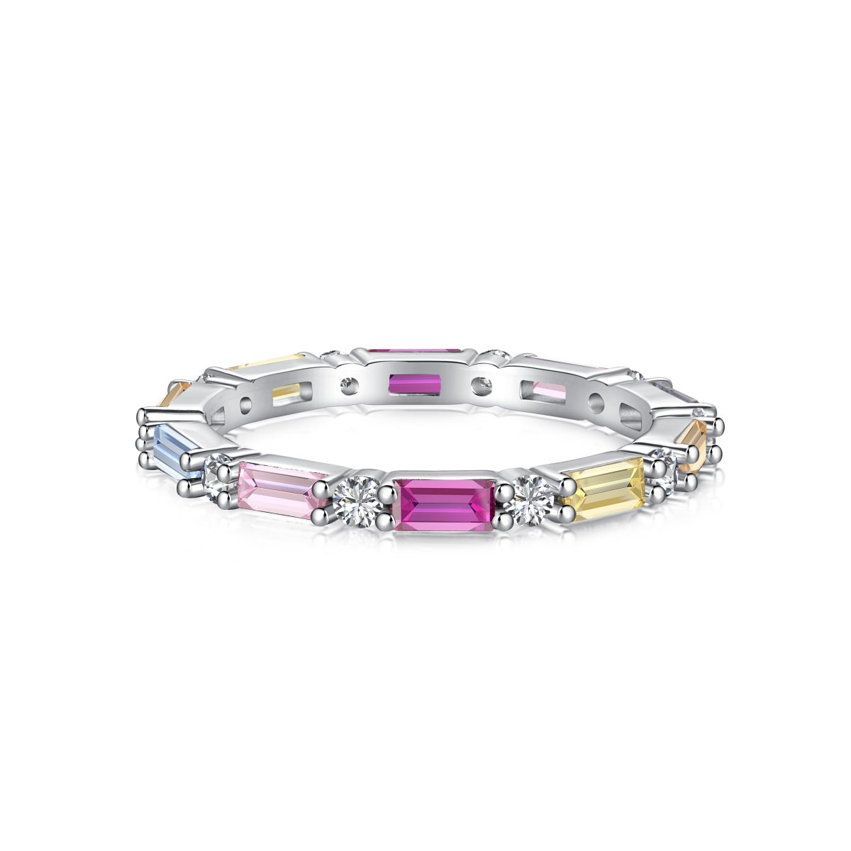 [Aurelle Style]Lively In Shades Elegant Radiant Cut Daily Ring