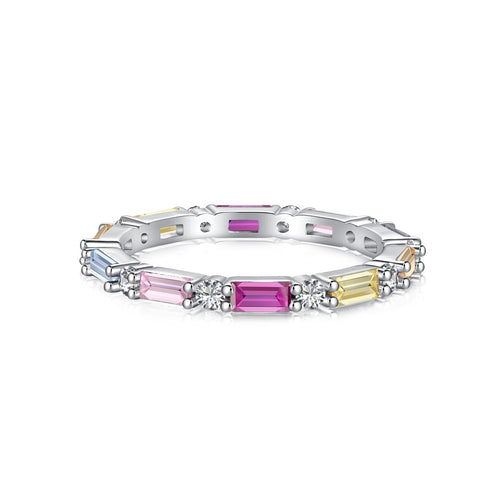 [Aurelle Style]Lively In Shades Elegant Radiant Cut Daily Ring