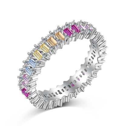 [Aurelle Style]Splashy Ornate Emerald Cut Cocktail Ring