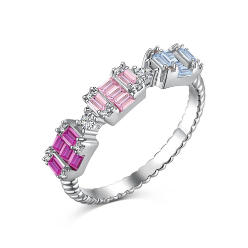 [Aurelle Style]Unique Colorful Emerald Cut Party Ring