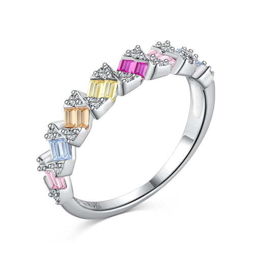 [Aurelle Style]Delicate Vibrant Emerald Cut Daily Ring